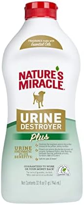 Nature's Miracle Dog Urine Destroyer Plus, Enzymatic Cleaner, 32 oz by NaturesMiracle