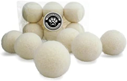 Balls for Cats - Felt Wool Cat Toy Balls for Small Pet Fetch and Play - Eco Friendly Quiet Wool Ball Cat Toy for Cats and Kittens - Choose Your Colors (White) by EarthtoneSolutions