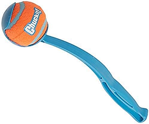 Chuckit! Sport 12M Dog Ball Launcher Bundle with ChuckIt! Paraflight Flying Disc Dog Toy (Large) - Image 2