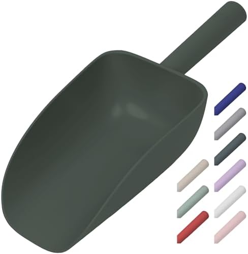 Extra Big Multipurpose Scoop– Solid Deep Scooper for Any Household – Disposing/Replacing Litter – Big Size Animal Pet Food Shovel – 44oz by CATSTAG