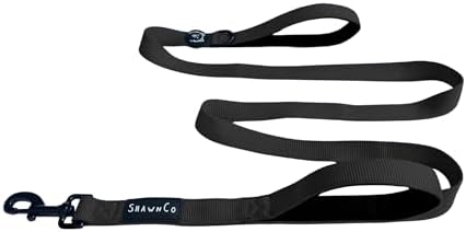ShawnCo Dream Walk Dog Leash (Midnight,M/L 6FT w/ 2 Handles) by SHAWNCO