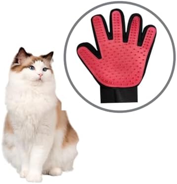 Cat & Dog Grooming Gloves for Shedding - Efficient Deshedding Pet Grooming Gloves-Upgrade Efficient Pet Hair Remover Gloves (1 Pair in Pink) - Image 4