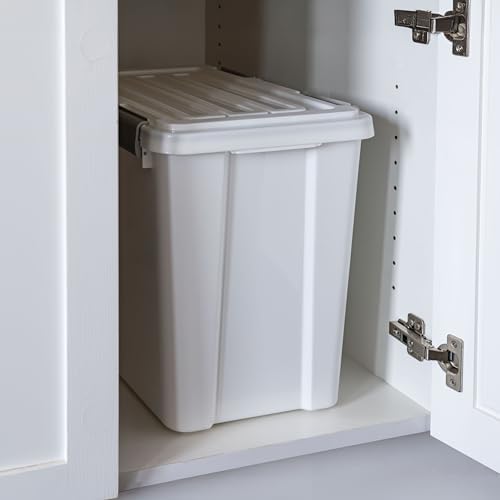 IRIS USA Dog Food Storage Container, Up to 30 lbs, White, Made in USA - Image 5