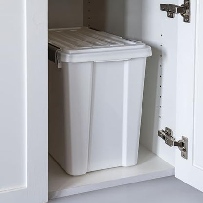 IRIS USA Dog Food Storage Container, Up to 30 lbs, White, Made in USA - Image 5