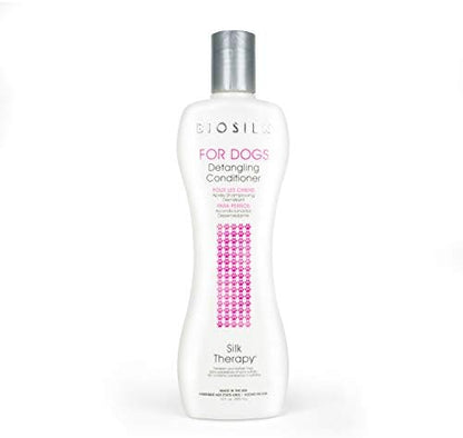 BioSilk for Dogs Silk Therapy Detangling Conditioner, 12 Fl Oz, 6-Pack - Image 5