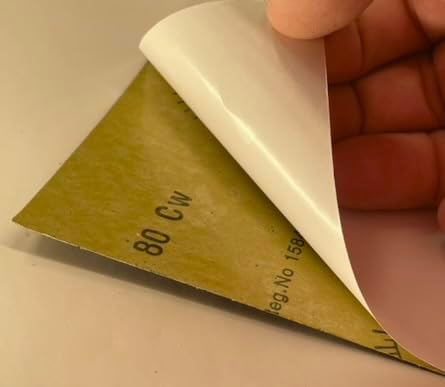 10 - pack 10.5" x 10.5" 27cm x 27cm abrasive sheets sand paper 80 grit replacement removeable adhesive backing dog Scratch Pad Nails Grinder Trimmers Clipper Board Paw claw cat k9 emery file - Image 5