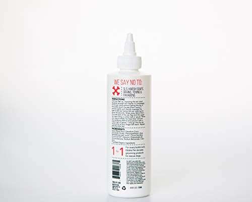 Kibble Pet Salon-Quality Dog Ear Cleaner for Dogs & Cats, Gentle Cleansing & Deodorizing Ear Wash Solution, Alcohol-Free Formula, Washes Away Wax & Debris, Made in USA, 8.45 oz - Image 2