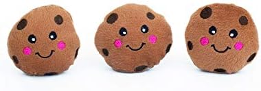 ZippyPaws Burrow Replacement Miniz Squeaky Toy for Enrichment - Cookies by ZippyPaws