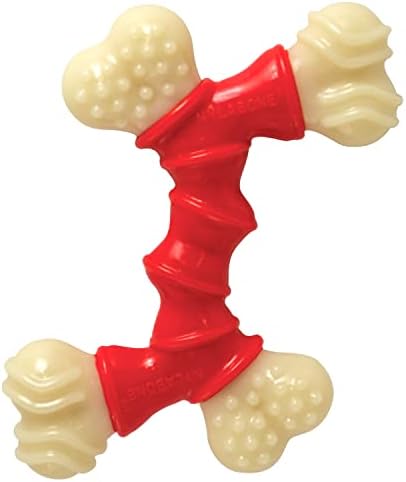 Nylabone Power Chew Double Bone Dog Chew Toy, Bacon Flavor, X-Small by Nylabone