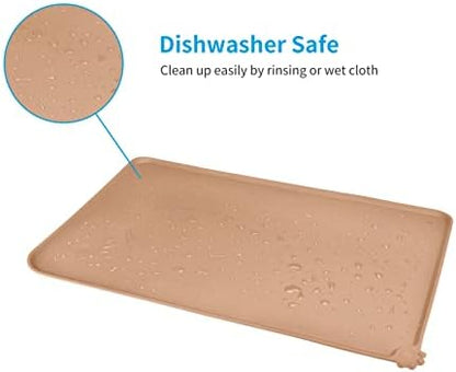 AUDWUD Waterproof Silicone Pet Feeding Mats,Anti-Slip Dog Food Bowl Pad - Image 5