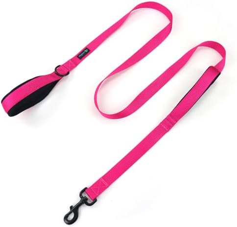 Wagtime Club Heavy Duty Double Handle Dog Leash for Large Medium Small Dogs by Waggin+Tails