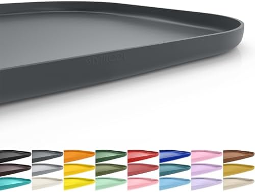 SMILOOL Waterproof Silicone Pet Food Mat with Raised Edge for Dog & Cat by smilool