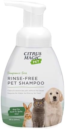 Citrus Magic Pet Rinse-Free Pet Shampoo, 8 Fluid Ounce by CitrusMagic