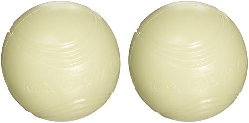 Chuckit! Dog Max Glow Ball Bright Playtime at Night (2 Pack), Large by Chuckit