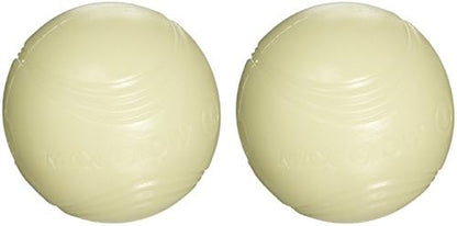 Chuckit! Dog Max Glow Ball Bright Playtime at Night (2 Pack), Large by Chuckit