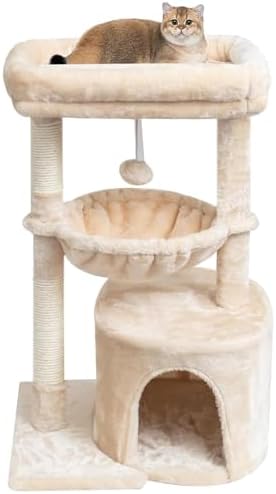 SYANDLVY Small Cat Tree for Indoor Cats, Kittens Condo with Scratching Post by SYANDLVY