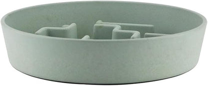 Sustainable Dog Slow Feeder Bowl – 11.8 OZ (350 ML) | Eco-Friendly Material, Dishwasher Safe | Suitable for Dry and Wet Food | Durable and Easy to Clean | Mint Green