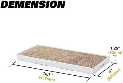 Cardboard Scratcher Pad Scratching Post:Smartbean 3PCS Cat Cardboard,Cat Scratch Pad,Cat Post,Double-Sided Design for Double Life… - Image 4