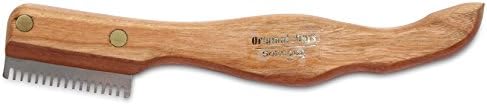 Mars Professional Dog Stripping Knife Grooming Tool with Ergonomic Handle, Specialty Double Usage, Made in Germany, Coarse by MarsCoatKing