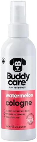 Buddycare Dog Cologne - Watermelon - 200ml - Delicate and Powdery Scented Dog Cologne - Refreshes Between Dog Washes by Unknown