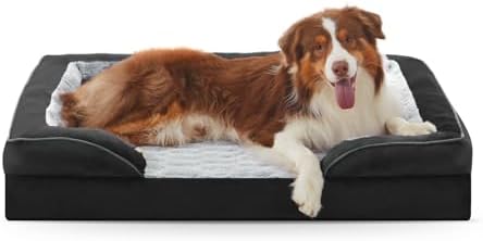 FURTIME Orthopedic Medium Dog Bed, Supportive Waterproof Pet Bed by FURTIME