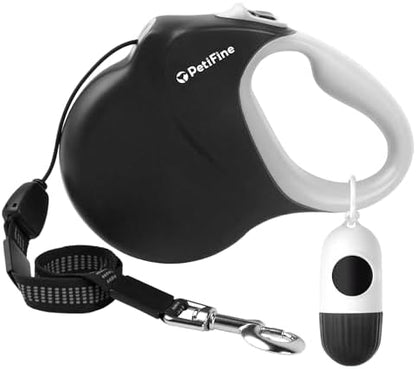 PetiFine 30FT Retractable Dog Leash with Poop Dispenser for Large Dogs 50kg by PetiFine