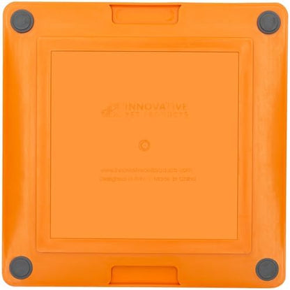 LickiMat Tuff, Heavy-Duty Buddy, Dog Slow Feeder Lick Mat, Boredom Anxiety Reducer; Perfect for Food, Treats, Yogurt, or Peanut Butter, Fun Alternative to a Slow Feed Dog Bowl, Orange - Image 3