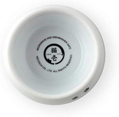 Necoichi Ceramic Elevated Cat Food Bowl, Whisker-Friendly (Cats, Mini) - Image 6