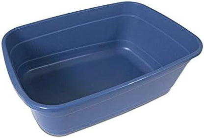 Petmate XL Cat Litter Box, High Capacity, Open, Blue by Petmate