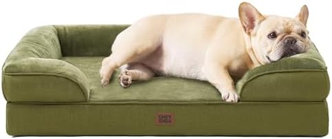EHEYCIGA Orthopedic Dog Bed Medium Size Dog, Waterproof Washable Pet Beds by EHEYCIGA