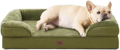 EHEYCIGA Orthopedic Dog Bed Medium Size Dog, Waterproof Washable Pet Beds by EHEYCIGA