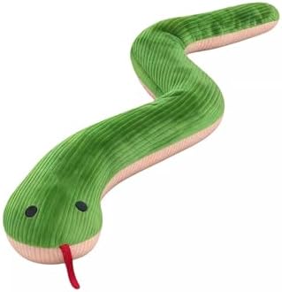 Interactive Catnip Snake Toy, Crinkle Plush Teaser for Cats & Small Dogs by UVJNVLW