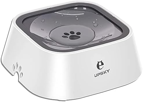 UPSKY 35oz No-Spill Pet Water Bowl, Slow Water Feeder for Dogs and Cats by UPSKY
