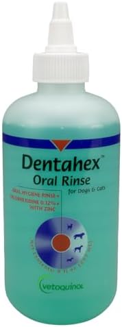 Vetoquinol Dentahex Pet Oral Hygiene Rinse, 8oz by Vetoquinol