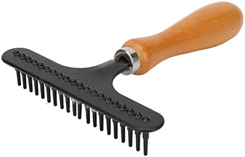 Handheld Carpet Rake, Stainless Steel Pet Hair Remover for Upholstery - Image 3