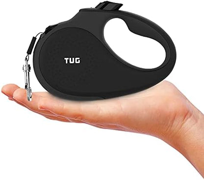 TUG Tiny Retractable Dog Leash, 10 ft (Extra Small, Black/Grey) - Image 2