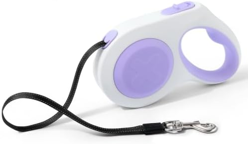 Retractable Dog Leash 9.84/16.4 ft, Tangle-Free One-Handed Brake by PAWDAY