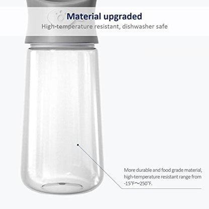 WePet Portable Dog Water Bottle, 19 OZ, Leak Proof Puppy Water Dispenser with Drinking Feeder for Pets Outdoor Walking, Hiking, Travel, Food Grade Plastic - Image 5