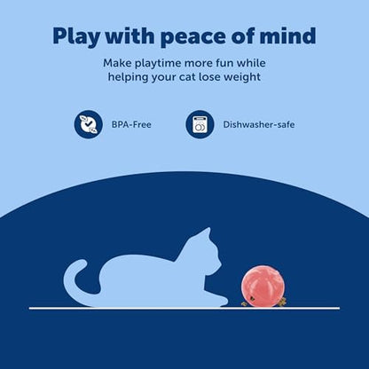 PetSafe Slimcat Feeder Ball Cat Toy, Pink, 1 Count (Pack of 6) - Image 5