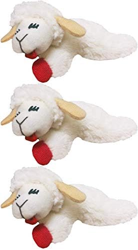 Multipet Lamb Chop Cat Toy (Small (Pack of 3)) by Multipet