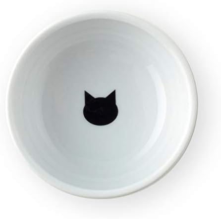 Necoichi Ceramic Elevated Cat Food Bowl, Whisker-Friendly (Cats, Mini) - Image 5