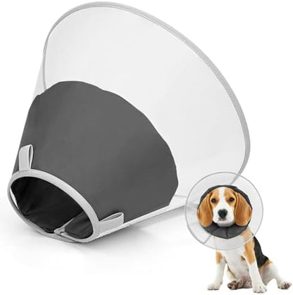 Dog Cone Collar with Soft Liner to Stop Licking, Elizabeth Recovery Collar After Surgery for Large Medium Dogs, Comfortable Pet Head Cone Alternative for Neutering Spay Injury by Unknown
