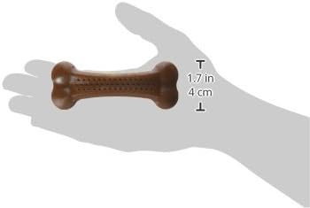 Pet Qwerks Flavorit BarkBone - Fillable Dog Bone for Moderate Chewers - Peanut Butter Flavor - 4.25"