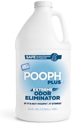 POOPH Plus Maximum Strength Pet Odor Eliminator Spray, 64 oz by Pooph