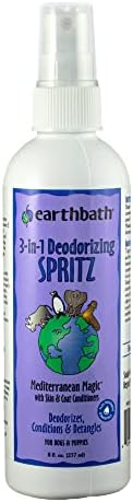 earthbath Mediterranean Magic 3-in-1 Dog & Puppy Deodorizing, 8 Oz (2 Pack) by earthbath