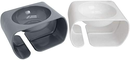 Kitty City Raised Cat Food Bowl Collection/Stress Free Pet Feeder and Waterer and Slow Feed Bowls - Image 6