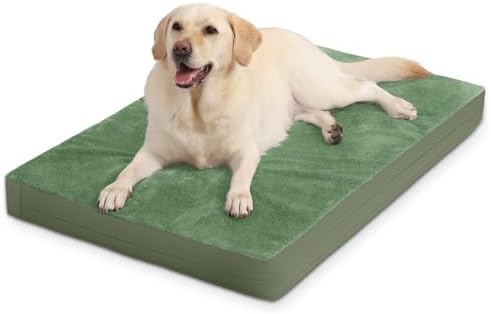Waterproof Extra Large Dog Bed Washable Outdoor Orthopedic XL Crate Pad 42" by Loveforfurrykids