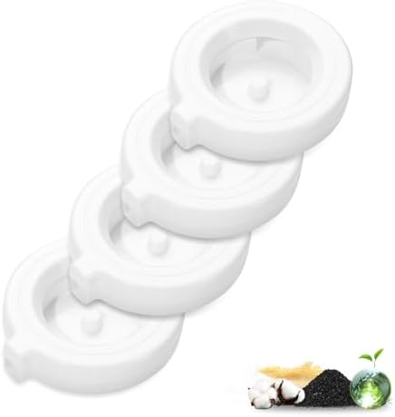 Dog Water Dispenser Filters, Triple Filtration System For 3L/3.6L/4.6L/6L/8L Pet Water Dispenser, Pet Fountain filter Replacement (4 Pcs) by Bravelk