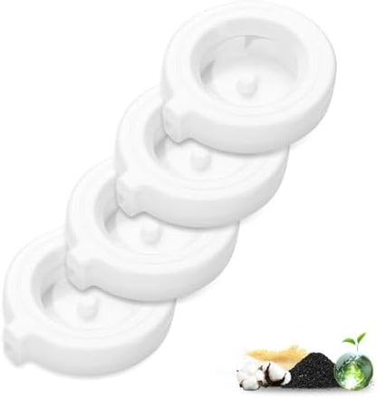 Dog Water Dispenser Filters, Triple Filtration System For 3L/3.6L/4.6L/6L/8L Pet Water Dispenser, Pet Fountain filter Replacement (4 Pcs) by Bravelk