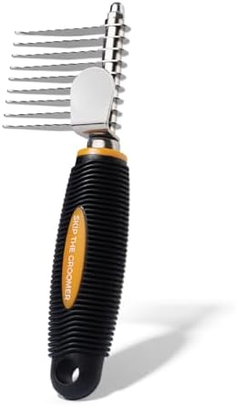 Rake Brush for Dogs, Doodles & Poodles - Mat Remover by SkiptheGroomer